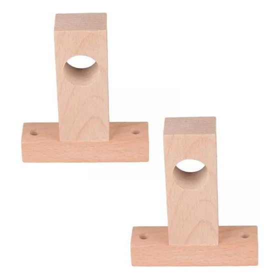 3 Soporte De Barra De Cortina Con Diseño Innovador 3 Piezas