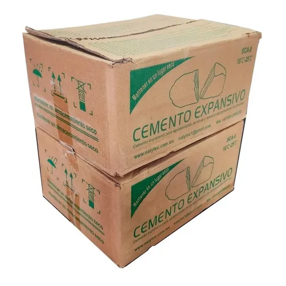 Cemento Expansivo 40kg T2 (10a25°c) Demolición Roca Concreto