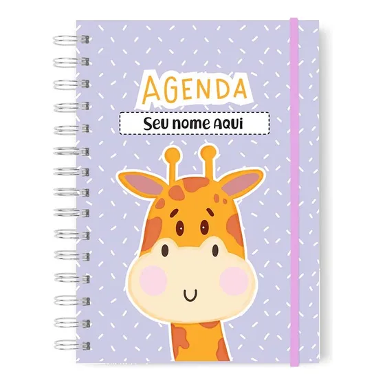 Agenda Infantil Creche Personalizada Com Nome Da Criança