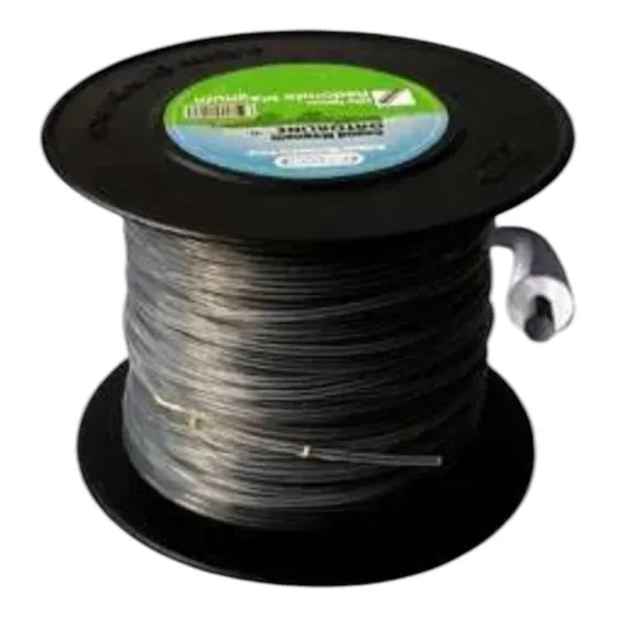 Hilo Alma De Acero 3mm 250mts Redondo Para Desbrozadora V&d
