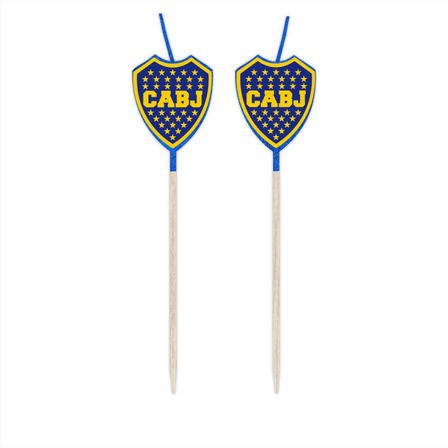 Velas Para Cumpleaños De Boca Escudo Con Pinche Y Pabilo Velas Para Cumpleaños De Boca Escudo Con Pinche Y Pabilo