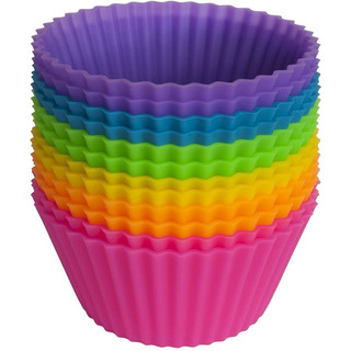 U Chef Moldes Silicona Cupcakes Muffins Reutilizables 12 Pz U Chef Moldes Silicona Cupcakes Muffins Reutilizables 12 Pz