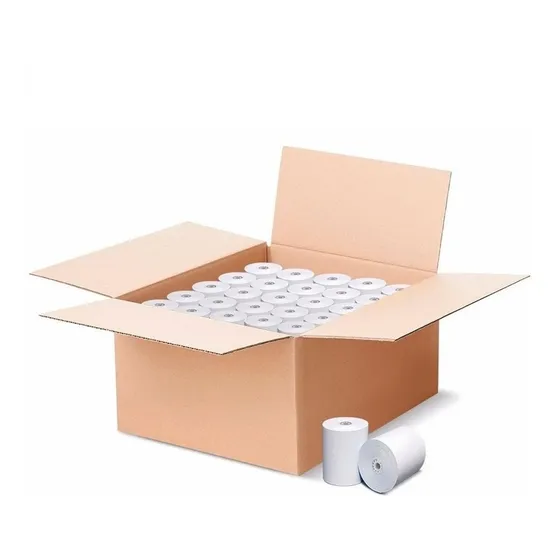 50 Rollos Papel Térmico 57x20 Posnet Ticket Clover Mercado P