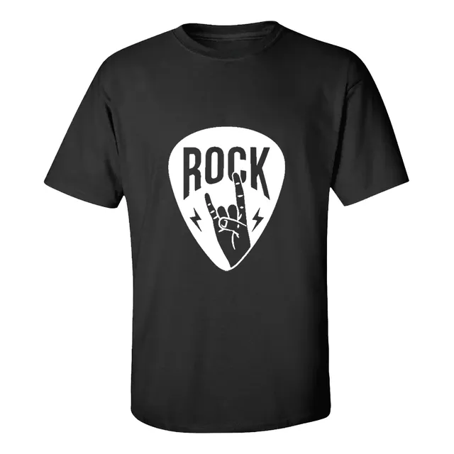Remera Rockera 100% Algodón Rock And Roll Guitarra Musica 43