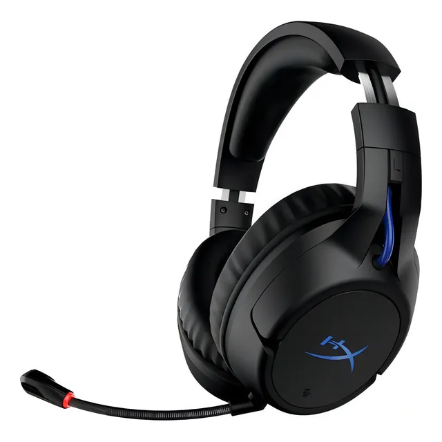 Auricular Hyperx Cloud Flight Wireless Ps4/ps5 Color Negro Color de la luz Azul