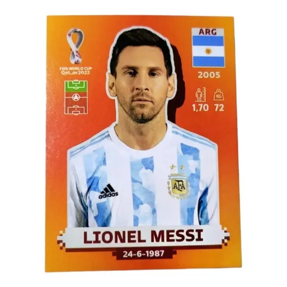 Lionel Messi Qatar 2022 Panini 