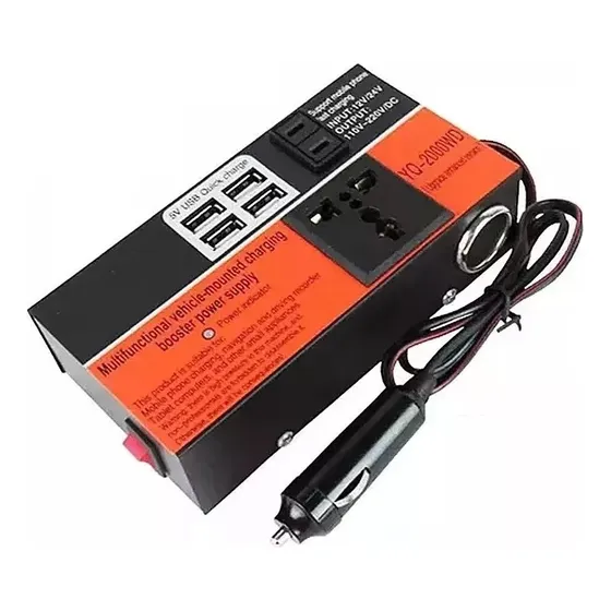 Inversor De Voltaje 1500w 12-220v Convertidor Multiproposito