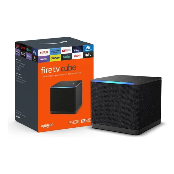 Amazon Fire Tv Cube Streaming 4k Ultra Hd Con Ia Wi-fi 6e Color Tipo De Control Remoto