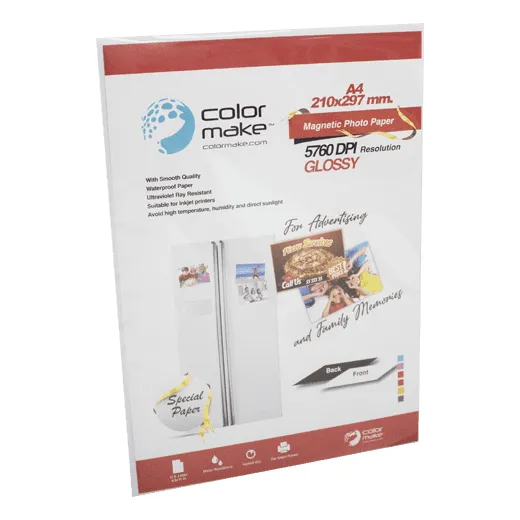 Papel Fotográfico Magnetico Imantado Foto Color Make  Lpk