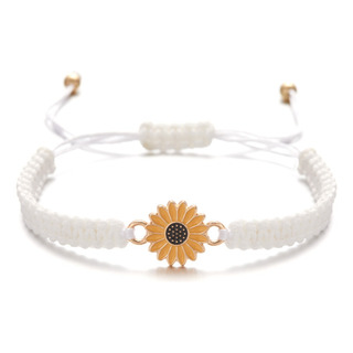 Linda Pulsera Girasol Artesanal Colores Verano Flores B089 Linda Pulsera Girasol Artesanal Colores Verano Flores B089