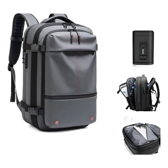 Maleta Mochila Airback Viajera Expandible Bomba Compresión