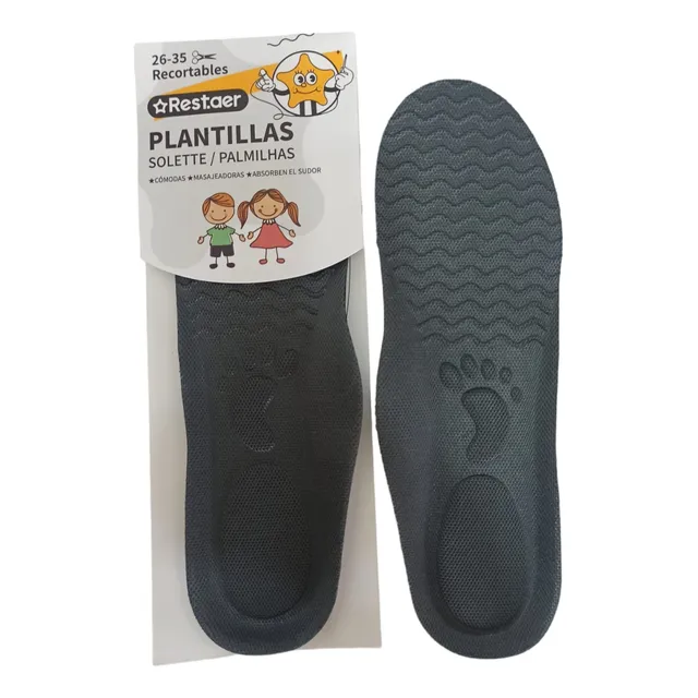 Plantillas Para Zapatos De Niños Talla Recortable 26 A La 35