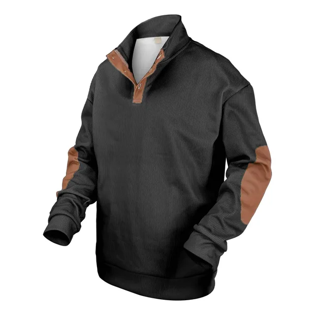 Sudadera Capucha Teñida Raya Chaqueta Manga Larga Gruesa