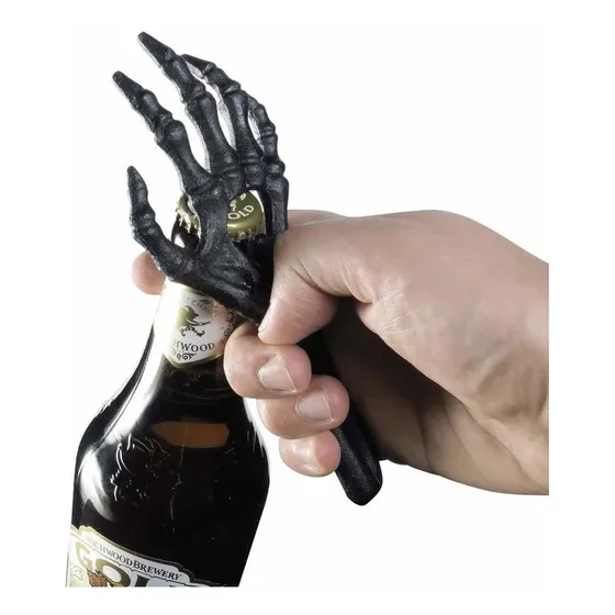 Abrebotella Hierro Fundido Negro Esqueleto Gotico
