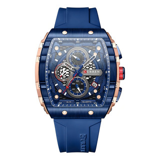 Reloj Para Hombre Curren Curren Chronograph Kred8203 Azul Reloj Para Hombre Curren Curren Chronograph Kred8203 Azul