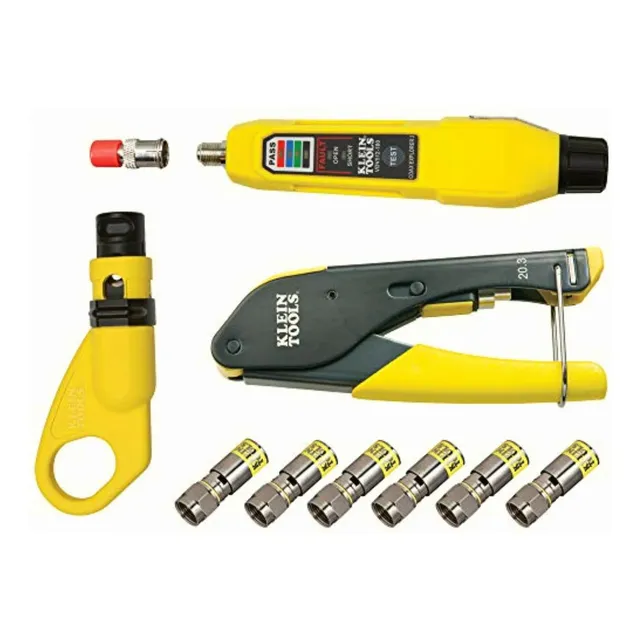 Klein Tools Vdv002818 Coax Installation And Testing Kit