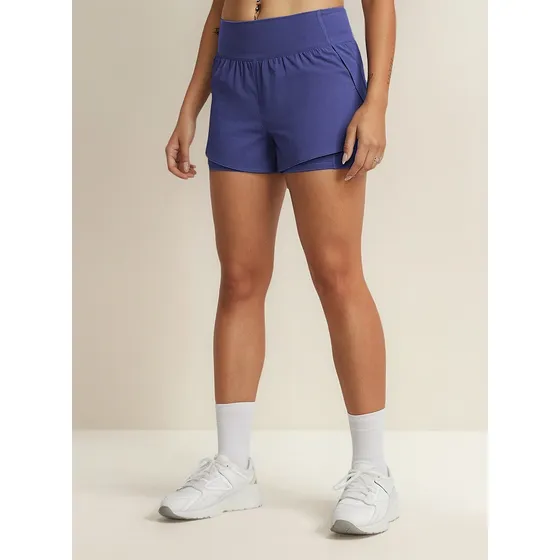 Short Mujer Under Armour Flex Woven 2 In 1 Sh Purpura