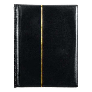 Lbum De Sellos De Doble Cara 10 Hojas (20 Páginas) Negro Lbum De Sellos De Doble Cara 10 Hojas (20 Páginas) Negro