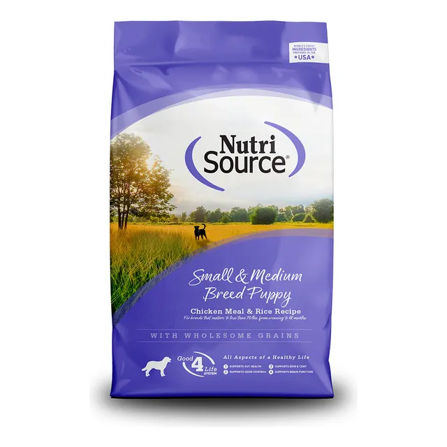 Nutri Source Perro Puppy Cachorros 1,8 Kg. York Bull Poodle