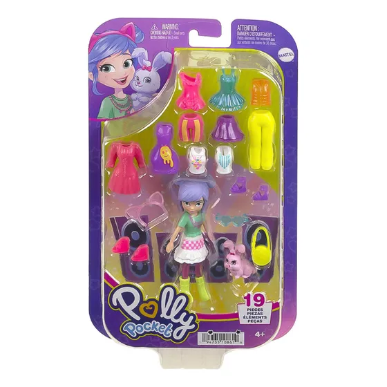 Muñeca Polly Pocket Paquete De Modas Mediano Hkv88 Mattel