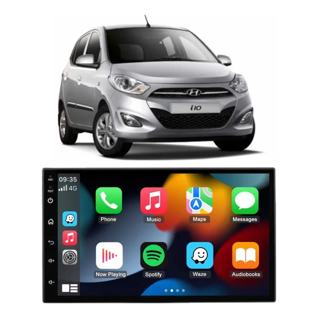 Multimedia 7 Android Hyundai I10 Wifi Gps Waze Cam Reversa