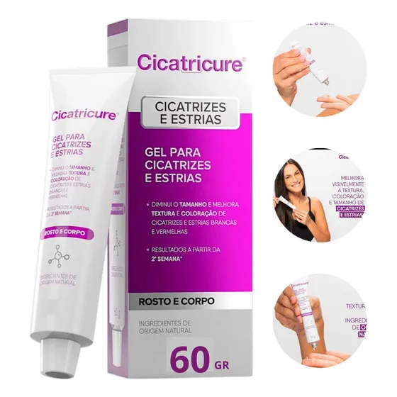Cicatricure Gel 60g Cicatrizes E Estrias