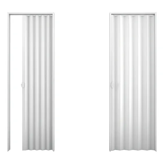 Puerta Acordeón 0.80 X 2.10 Blanca - Plasbil