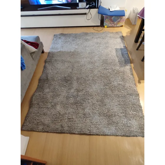 Alfombra Pelo Corto 1.70m X 2.40m Color Beige Oscuro
