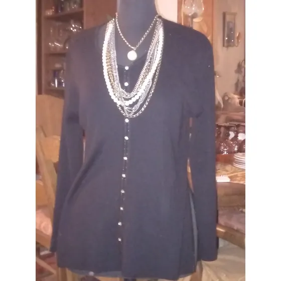 Sweater Negro Para Damas. Talla M/l.usado.buen Edo.
