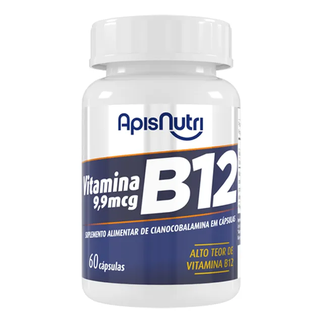 Vitamina B12 Apisnutri 60 Cápsulas.