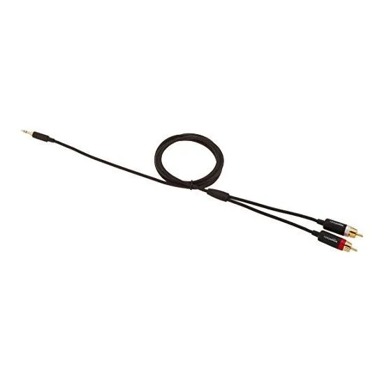 Cable Adaptador Rca 1.38 2 4 Pie Negro