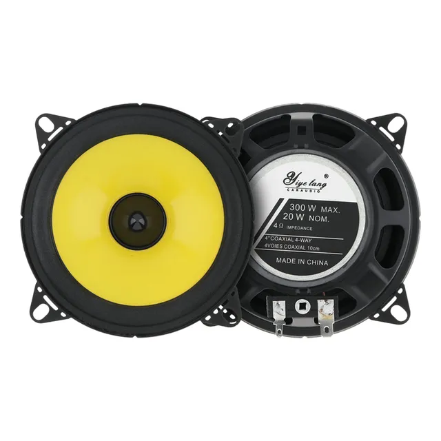 Bocina Del Carro 4 Pulgadas Con Cable Para Bocina 2pzas 300w Simuky