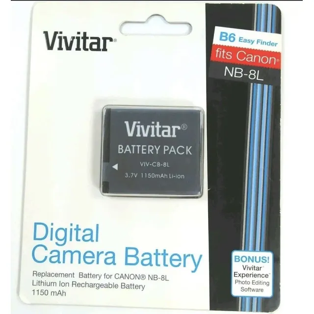 Bateria De Camara Nb-8lh Viv-cb-8l Canon  A2200 A3000 Is A32