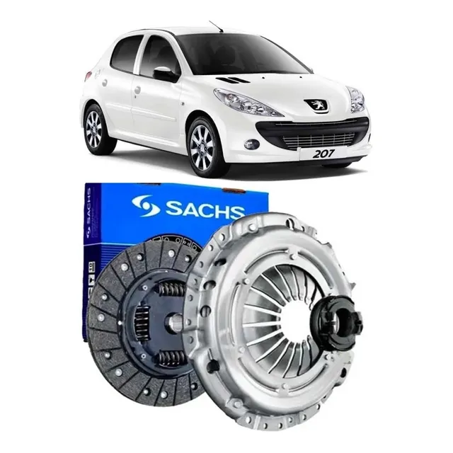Kit Embreagem Peugeot 207 1.4 Flex 2010 2011 2012 Sachs