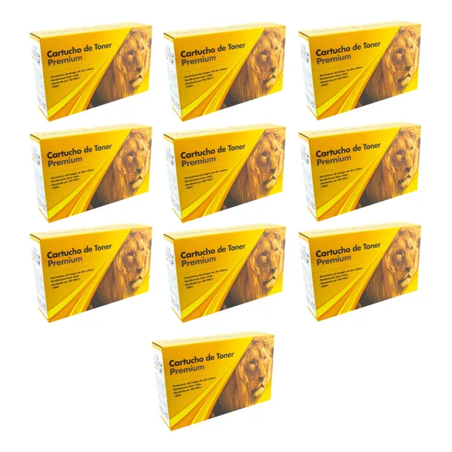 10 Pza X3330 Cartucho De Toner Compatible Con 3335