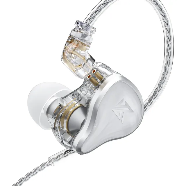 Auriculares Con Monitor Intraural Kz Zas 7ba+1dd, 16 Unidade