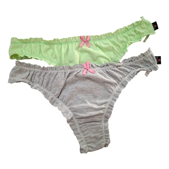 Cola Less Fru Fru Pack X2 Talle Grande  Hasta El Xxl Algodón