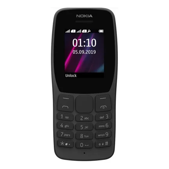 Nokia 110 (2019) Dual Sim 32 Mb Negro 32 Mb Ram