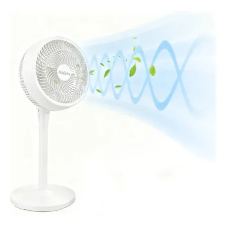 Ventilador Circulador De Ar, Três Velocidades Ajustáveis, Baixo Ruído, 60hz, Três Ajustes De Altura Branco 127v 3