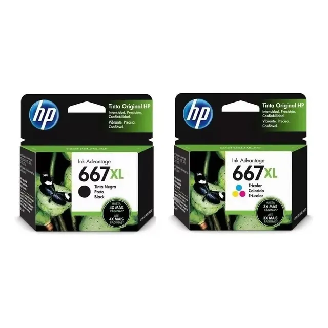 Cartuchos Para Impresoras Hp 2375  Hp 2775hp 667xl Combo 