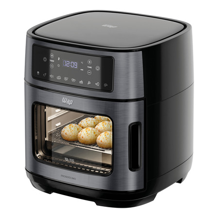Fritadeira Elétrica Wap Airfry Oven Digital Black 12l 1800w Cor Preto Fritadeira Elétrica Wap Airfry Oven Digital Black 12l 1800w Cor Preto