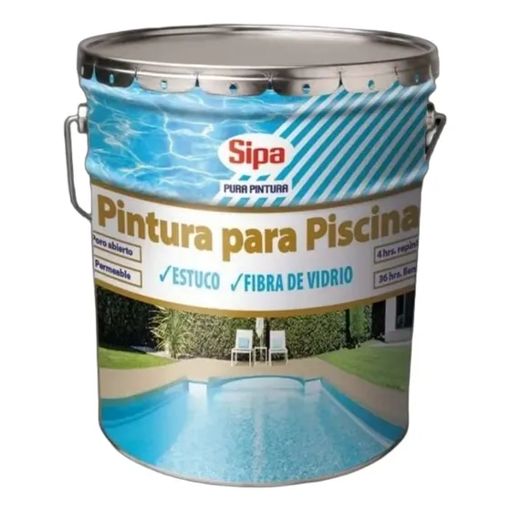 Pintura para piscina Sipa Pintura Piscina azul