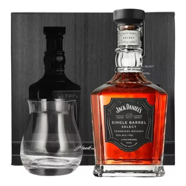 Pack Whisky Jack Daniels Single Barrel - 750ml + Vaso