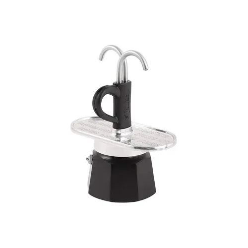 Cafetera Bialetti Tu Y Yo Expres 2 Tazas Negra Made In Italy