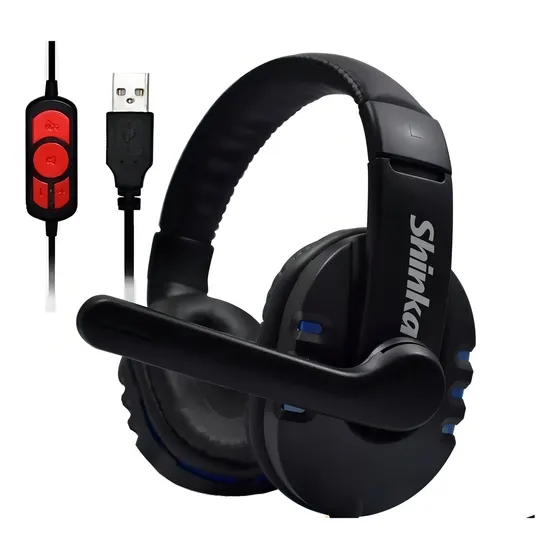 Headset Fone De Ouvido Gamer Usb Q7 Shinka Esterio Home