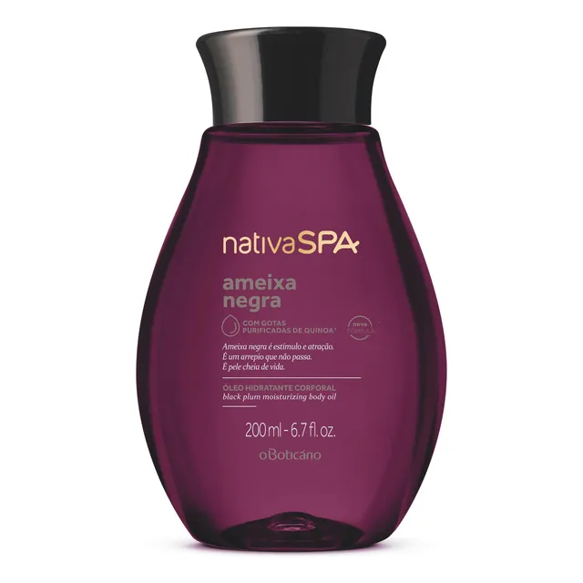 Aceite Hidratante Corporal Ameixa Negra 200ml Nativa Spa