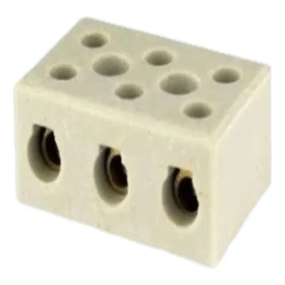 Conector Em Porcelana/sindal Tripolar 10mm 3603 - Sindal