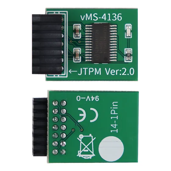 Módulo Tpm 2.0 Criptografia Segurança 14 Pinos Lpc Msi Nf