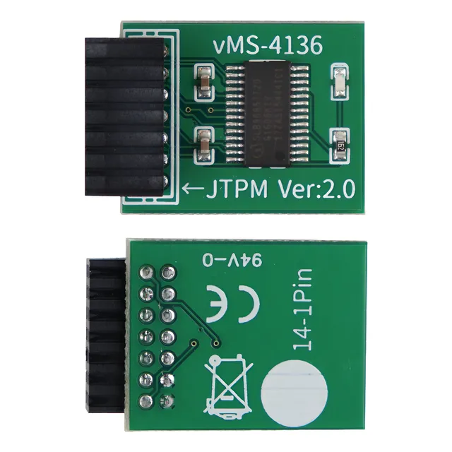 Módulo Tpm 2.0 Criptografia Segurança 14 Pinos Lpc Msi Nf