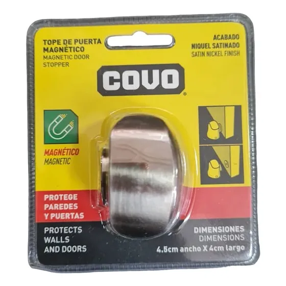Tope Magnetico Para Puerta Satinado Covo Cod: 3501887